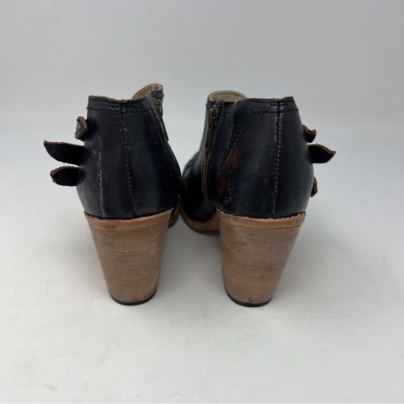 FREEBIRD BY STEVEN Gate Leather Ankle Boot Women’s Size 10 Boho Distressed Fall - Picture 5 of 12